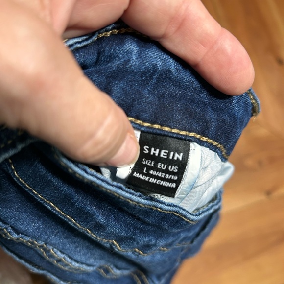 Blue Distressed slim fit skinny Jeans - Picture 7 of 7